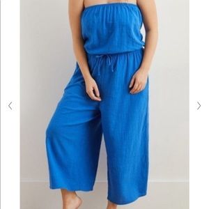 NWT Aerie Strapless Jumpsuit